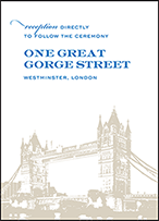 Charmed London Letterpress Reception Design Small