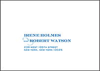 Charmed London Letterpress Reply Envelope Design Small