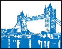 Charmed London Letterpress Stamp Design Small
