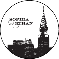 Charmed New York Letterpress Coaster Design Small