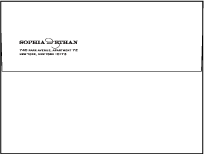 Charmed New York Letterpress Envelope Design Small