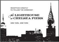 Charmed New York Letterpress Reception Design Small