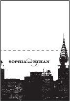 Charmed New York Letterpress Thank You Card Fold Design Small