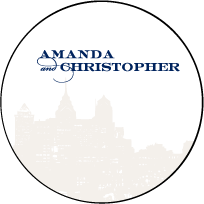 Charmed Philadelphia Letterpress Coaster Design Small