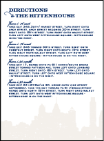 Charmed Philadelphia Letterpress Direction Design Small