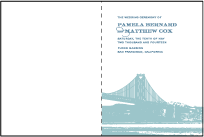 Charmed San Francisco Letterpress Program Design Small