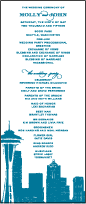 Charmed Seattle Letterpress Program Tea Design Small