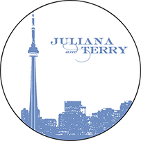 Charmed Toronto Letterpress Coaster Design Small
