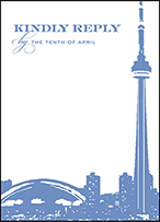Charmed Toronto Letterpress Reply Design Small