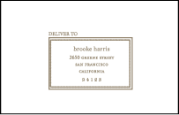 Chelsea Letterpress Reply Envelope Design Small