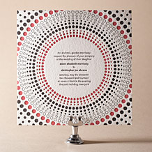 Circolo 2 Letterpress Invitation Design Small