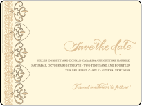 Claddagh Letterpress Save The Date Design Small