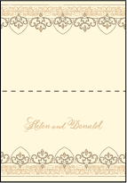 Claddagh Letterpress Thank You Card Fold Design Small