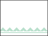 Classic Chevron Letterpress Placecard Flat Design Small