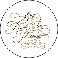 Classic Manhattan Letterpress Coaster Design Small