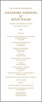 Classic Manhattan Letterpress Program Tea Design Small