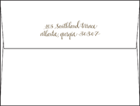 Colette Letterpress Envelope Design Small