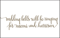 Colette Letterpress Reply Postcard Front Design Small
