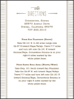 Collection Letterpress Direction Design Small