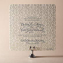 Connemara Letterpress Invitation Design Small