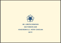Connemara Letterpress Reply Envelope Design Small