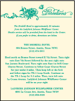 Conservatory Letterpress Direction Design Small