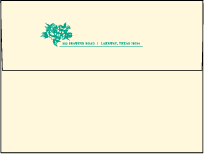 Conservatory Letterpress Envelope Design Small