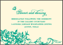 Conservatory Letterpress Reception Design Small