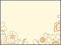 Coriander Letterpress Placecard Flat Design Small