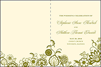 Coriander Letterpress Program Design Small
