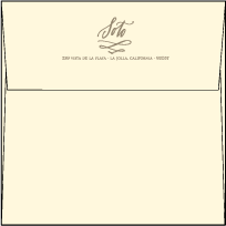 Coronado Letterpress Envelope Design Small
