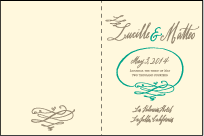 Coronado Letterpress Program Design Small