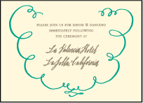 Coronado Letterpress Reception Design Small