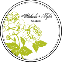 Cotillion Letterpress Coaster Design Small