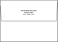 Cotillion Letterpress Envelope Design Small