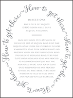Credence Letterpress Direction Design Small