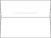 Credence Letterpress Envelope Design Small