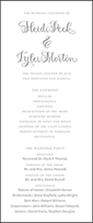 Credence Letterpress Program Tea Design Small