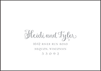 Credence Letterpress Reply Envelope Design Small