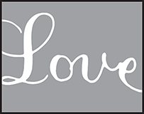 Credence Letterpress Stamp Design Small