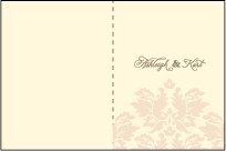 Damask Letterpress Program Design Small