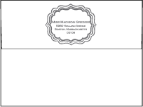 Darla Letterpress Envelope Design Small