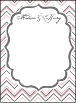 Darla Letterpress Thank You Card Flat Design Small