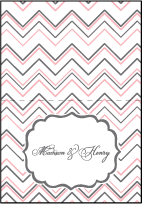 Darla Letterpress Thank You Card Fold Design Small