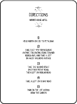 Dash Letterpress Direction Design Small
