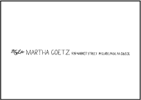 Dash Letterpress Reply Envelope Design Small