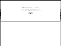 Deveril Letterpress Envelope Design Small