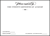 Deveril Letterpress Reply Design Small