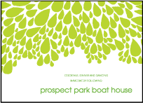 Dewdrop Letterpress Reception Design Small