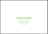 Dewdrop Letterpress Reply Envelope Design Small